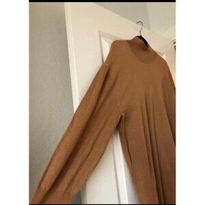 Sweater dress brown Sz Lg